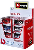 Kolekcjonerskie modele pojazdów - Bburago Maisto Francja 30074 Street Fire Emergency skala 1/43 model losowy - miniaturka - grafika 1