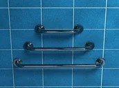 Akcesoria łazienkowe - Makoinstal Poręcz dla niepełnosprawnych prosta 30 cm fi 32 mm z atestem PSP 333 chrom/mat PSP 333 - miniaturka - grafika 1