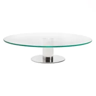 Tace i patery - Tadar OMENA SZKLANA PATERA NA NÓŻCE OKRĄGŁA 30 CM 5903313409773 - miniaturka - grafika 1