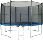 Trampoliny - LIFEFIT trampolina 366 cm x 89 siatka drabinka - miniaturka - grafika 1