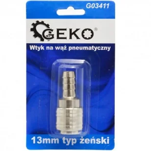 GEKO Wtyk na wąż pneumatyczny 13 mm typ żeński 3235 G03411 - Akcesoria pneumatyczne - miniaturka - grafika 2