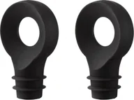 Pozostałe akcesoria kuchenne - Vacu Vin zatyczki do wina 1 x 5 cm gumowe czarne 2 szt twm_1006846 - miniaturka - grafika 1