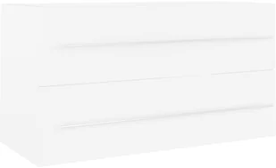 VidaXL Lumarko Szafka pod umywalkę, biała, 90x38,5x48 cm, płyta wiórowa! 804710 VidaXL - Meble łazienkowe - miniaturka - grafika 2