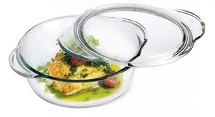 RIESS KELOMAT Miska szkła o wysokiej "Fashion", z pokrywką, wielkość: 25 x 19,5 cm 6666/6676 - Miski i półmiski - miniaturka - grafika 2