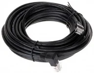 Kable - ABCVISION Patchcord RJ45/10-PK/B czarny kat.5e 10m RJ45/10-PK/B - miniaturka - grafika 1