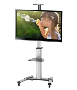 Techly Stojak mobilny LCD/LED 37-70cali regulowany 160cm, 50kg 022700 - Uchwyty do monitorów - miniaturka - grafika 4