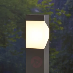 Lampenwelt Aluminiowy LED słupek oświetleniowy Kiran - Lampy ogrodowe - miniaturka - grafika 2