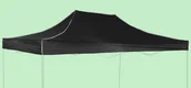 Pawilony ogrodowe - Expodom Plandeka dachowa 3x4,5m do konstrukcji z profilu sześciokątnego, Czarny - miniaturka - grafika 1