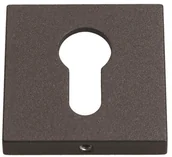 Akcesoria do drzwi - Gamet Szyld drzwiowy kwadratowy na wkładkę grafitowy strukturalny PLT-26J-Y-LPS01-KW - miniaturka - grafika 1