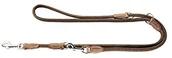 Smycze dla psów - HUNTER Hunter lina prowadząca dla psa okrągła i miękka, skóra nubukowa, brązowy 63902 - miniaturka - grafika 1