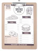 Wyposażenie lokali gastronomicznych - Hendi Podkładka pod kartę menu 240x330 mm 664155 - miniaturka - grafika 1
