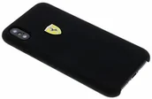 Etui i futerały do telefonów - Ferrari Czarna silikonowy Case iPhone X FESSIHCPXBK - miniaturka - grafika 1