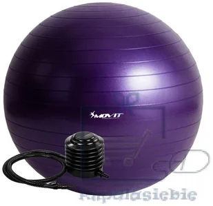 Movit Piłka gimnastyczna z pompką - 75 cm - fioletowa - Piłki do ćwiczeń Movit Piłka gimnastyczna z pompką - 75 cm - fioletowa - Piłki do ćwiczeń - miniaturka - grafika 1