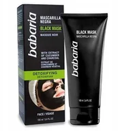 Maseczki do twarzy - Czarna maska do twarzy oczyszczająca Babaria 100ml - miniaturka - grafika 1