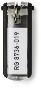 Durable 195704 brelok do kluczy z tworzywa sztucznego, 70 x 25 mm, 6 sztuk, żółty, czarny 195701 - Pozostałe akcesoria kuchenne - miniaturka - grafika 3