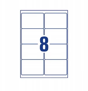 Zweckform Etykiety wysyłkowe białe, kryjące; A4, 100 ark./op., 99,1 x 67,7 mm, (do kopert B4/C4) ZW252 - Etykiety do drukarek Zweckform Etykiety wysyłkowe białe, kryjące; A4, 100 ark./op., 99,1 x 67,7 mm, (do kopert B4/C4) ZW252 - Etykiety do drukarek - miniaturka - grafika 6
