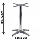 Meble modułowe i akcesoria - STEMA - SH Aluminiowa podstawa stolika SH-7003-1/A (stelaż stolika) SH-7003-1/A - miniaturka - grafika 1