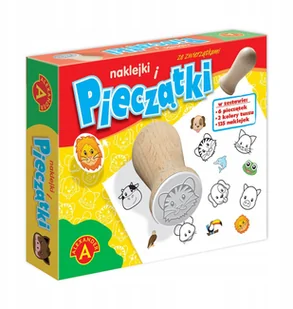 ALEXANDER Pieczątki i naklejki ze zwierzątkami - Przybory szkolne - miniaturka - grafika 4