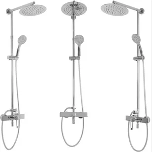 Rea Zestaw Prysznicowy Natryskowy ALDI Chrome P8801 - Zestawy prysznicowe - miniaturka - grafika 2