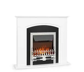 Kominki elektryczne - Klarstein Verbier, , 1000/2000 W, LED ogień, pilot, MDF, biały FP1-Verbier - miniaturka - grafika 1