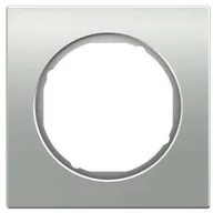 Klawisze i ramki - Berker R3 aluminium/biały ramka 1 B_10112274 - miniaturka - grafika 1