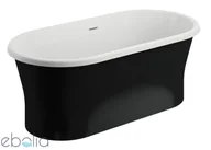 Wanny - Polimat Wanna akrylowa wolnostojąca Amona Nero New Czarny Mat 150x75 0033 523-975-159 - miniaturka - grafika 1