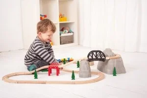 BigjigsRail Zestaw do rozbudowy kolejek - Góra Rocky BJT139 - Kolejki i akcesoria - miniaturka - grafika 5