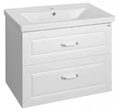 Szafki łazienkowe - Aqualine FAVOLO szafka umywalkowa 76,5x60x44,6 cm, biały matowy FV280 - miniaturka - grafika 1