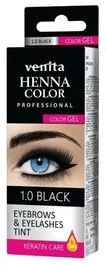 Venita Eyebrow&Eyelash Tint Gel, henna do brwi i rzęs 1.0 Black, 15 ml - Akcesoria i kosmetyki do stylizacji brwi - miniaturka - grafika 2