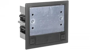 Kontakt CONNECT Puszka podłogowa 2-modułowa 4x K45 gł 93mm + SM202 9 szary grafit Simon Connect SF210/14 - Puszki elektryczne i akcesoria - miniaturka - grafika 2