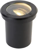 Oprawy, klosze i abażury - QAZQA Nowoczesny reflektor zewnętrzny naziemny czarny regulowany IP65 - Delux - miniaturka - grafika 1