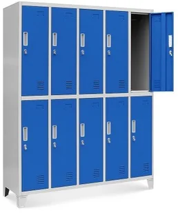 Szafa biurowa JAN NOWAK Bartek Antracyt Orzech - Szafy biurowe - miniaturka - grafika 2