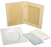 Ramki na zdjęcia - Rayher Hobby Rayher 36001000 abform  zestaw z wycięciem ramka na zdjęcia, ramka, 30 x 20 cm, 2 raz 10 x 15 cm 36001000 - miniaturka - grafika 1