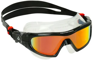 AQUA SPHERE AQUA SPHERE Okularki/maska pływacka VISTA PRO czerwone lustrzane - Maski do nurkowania - miniaturka - grafika 4