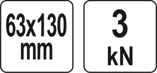 Yato ŚCISK C GŁĘBOKI 63 X 130 MM 2,5X5" - Inne urządzenia budowlane - miniaturka - grafika 3