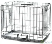 Sprzęt podróżny i transportery dla psów - Inter-zoo INTER-ZOO DOG 1 ZINC Klatka dla psów T01 - miniaturka - grafika 1