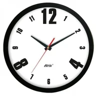 Zegary - Atrix Zegar ścienny czarny modern ATE2013B1 - miniaturka - grafika 1