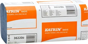 Ręczniki papierowe ZZ Katrin Basic Zig Zag 1 warstwa 5000 szt. niebieski makulatura - Ręczniki papierowe - miniaturka - grafika 2