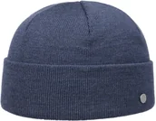 Czapki damskie - Merino Czapka Dokerka Fine Knit by Lierys, denim, One Size - miniaturka - grafika 1