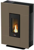 Piece wolnostojące - Cadel Cadel Piecyk na pelet Grace3 Air 7,0 kW light bronze serpentino - miniaturka - grafika 1