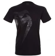 Kimona, stroje i obuwie - Venum T-SHIRT KOSZULKA GIANT MATTE BLACK - miniaturka - grafika 1