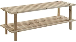 Zeller 13126 szafka na buty, sosna, 2 półki, wymiary 80 x 26 x 29,5 cm 13126 - Szafki na buty - miniaturka - grafika 2