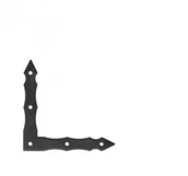 Zawiasy, okucia i inne akcesoria - unimet NAROŻNIK OZDOBNY 100*100*15*2.0 - miniaturka - grafika 1