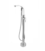 Baterie wannowe i prysznicowe - PMD Piramida PMD Decco Bateria wannowa wolnostojąca z zestawem prysznicowym chrom BW-DI-CH - miniaturka - grafika 1