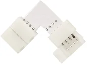 Akcesoria do oświetlenia - Eko-Light Złączka LED RGB 10mm Kształt L EKPZ029 - miniaturka - grafika 1