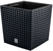 Donice - Prosperplast Doniczka z wkładem Rato Low DRTS325L antracyt AP_218467 - miniaturka - grafika 1