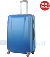 Walizki - Słoń Torbalski Duża walizka GENEVIAN 0401L Niebieska - niebieski - miniaturka - grafika 1