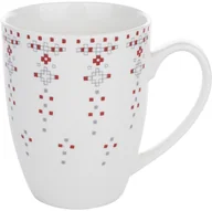 Kubki - Florina Merry Biały 330 Ml Kubek Porcelanowy - miniaturka - grafika 1