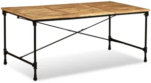 vidaXL Stół jadalniany, lite drewno mango, 180 cm - Stoły - miniaturka - grafika 6