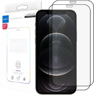 Rock Szkło hartowane Full Glue x2 Rock do Apple iPhone 12 12 Pro czarne 9184X1 - Szkła hartowane na telefon - miniaturka - grafika 6